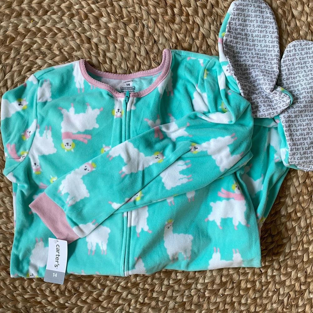Carter’s Footed Pajamas - Llama